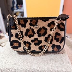 Coach Nolita 19 in leopard print